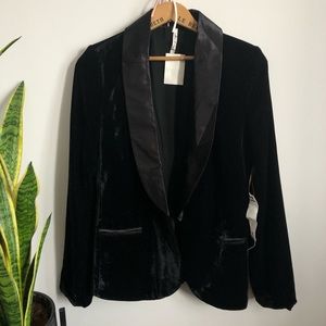 New Velvet blazer